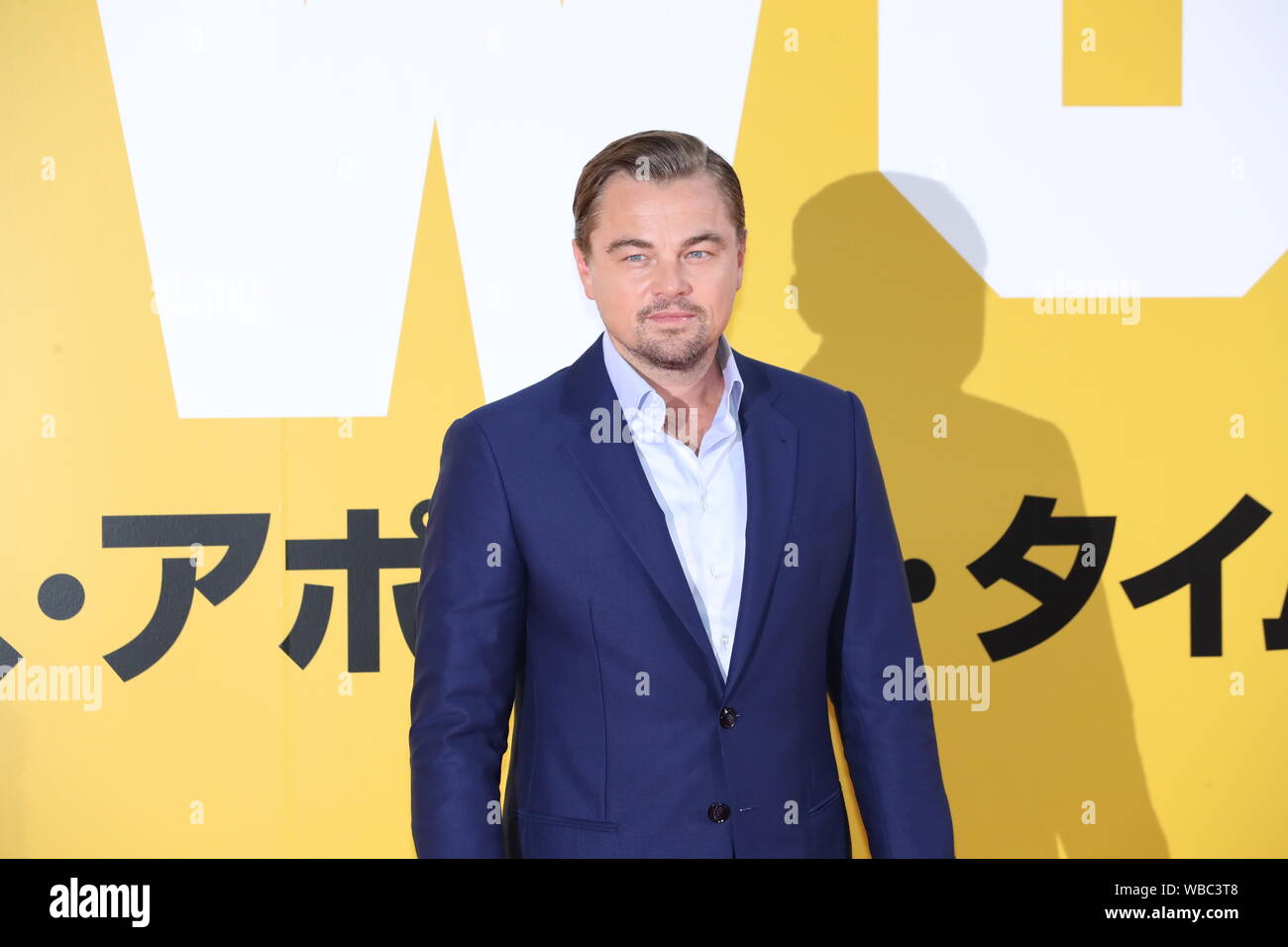Tokyo, Japan. 26th Aug 2019. Actor Leonardo Dicaprio attends the Japan premiere for their movie 'Once Upon a Time in Hollywood' in Tokyo, Japan on August 26, 2019. The film will be released in Japan on August 30. Credit: Yosuke Tanaka/AFLO/Alamy Live News Stock Photo