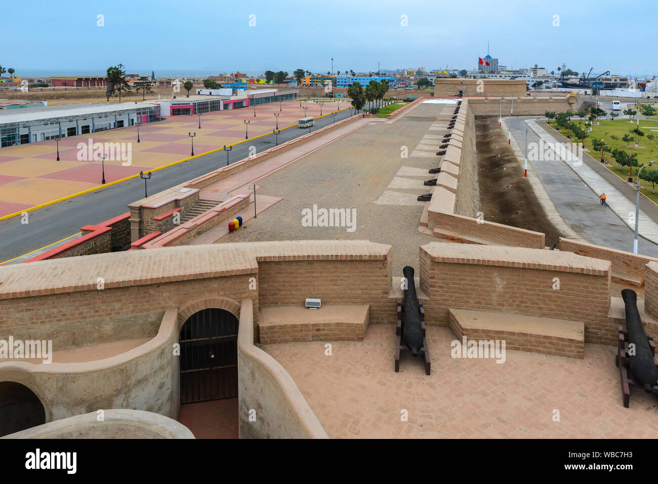 Real Felipe Fortress, Lima, Peru Stock Photo