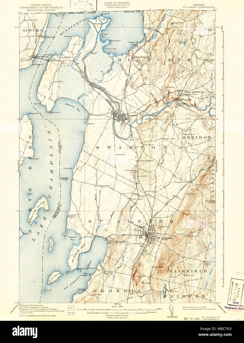 map of st albans bay vt Vt St Albans High Resolution Stock Photography And Images Alamy map of st albans bay vt