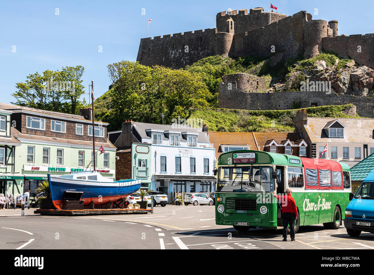Jersey bus stock photography and -
