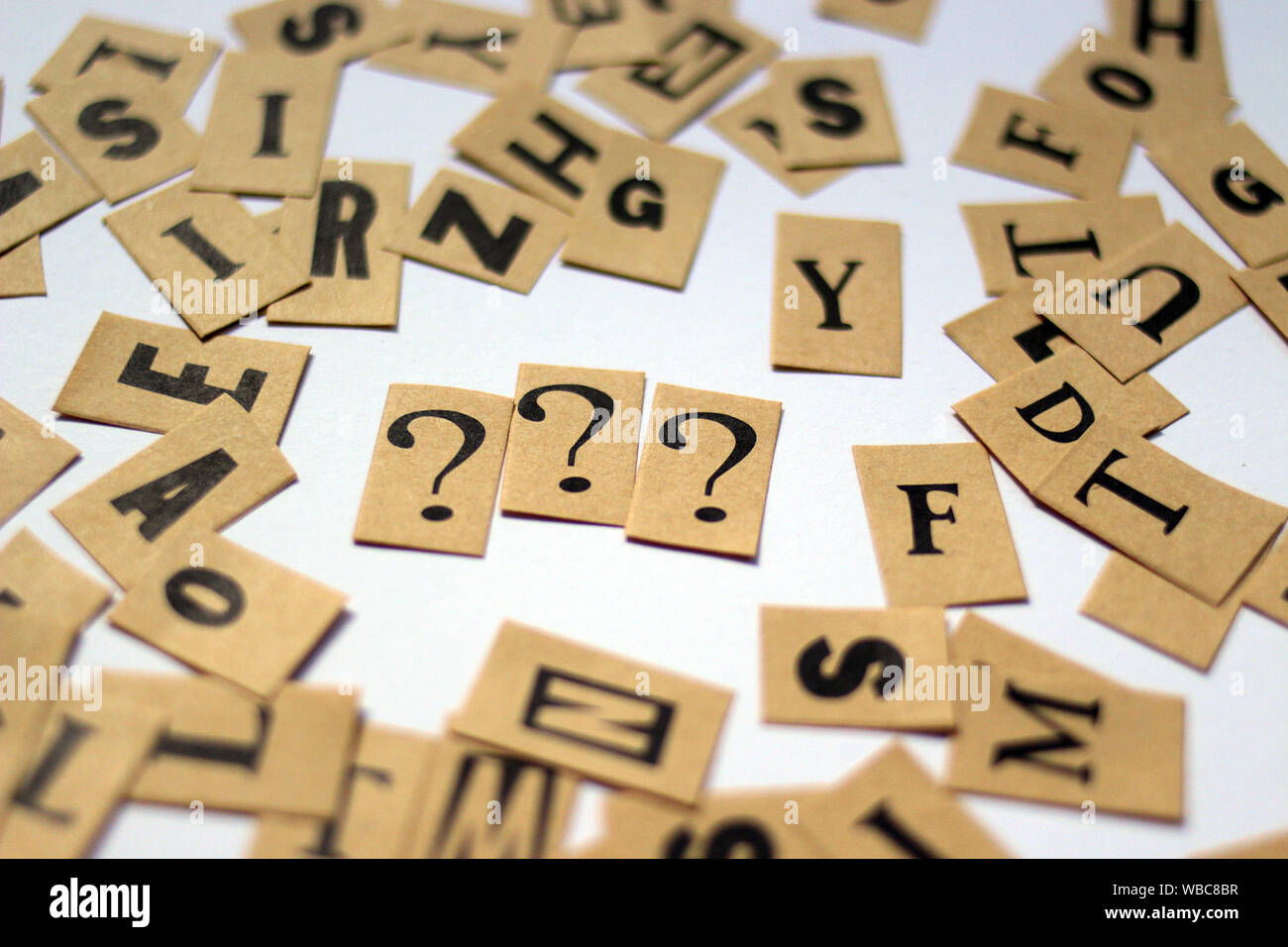 Wooden alphabet block question mark hires stock photography and images Alamy