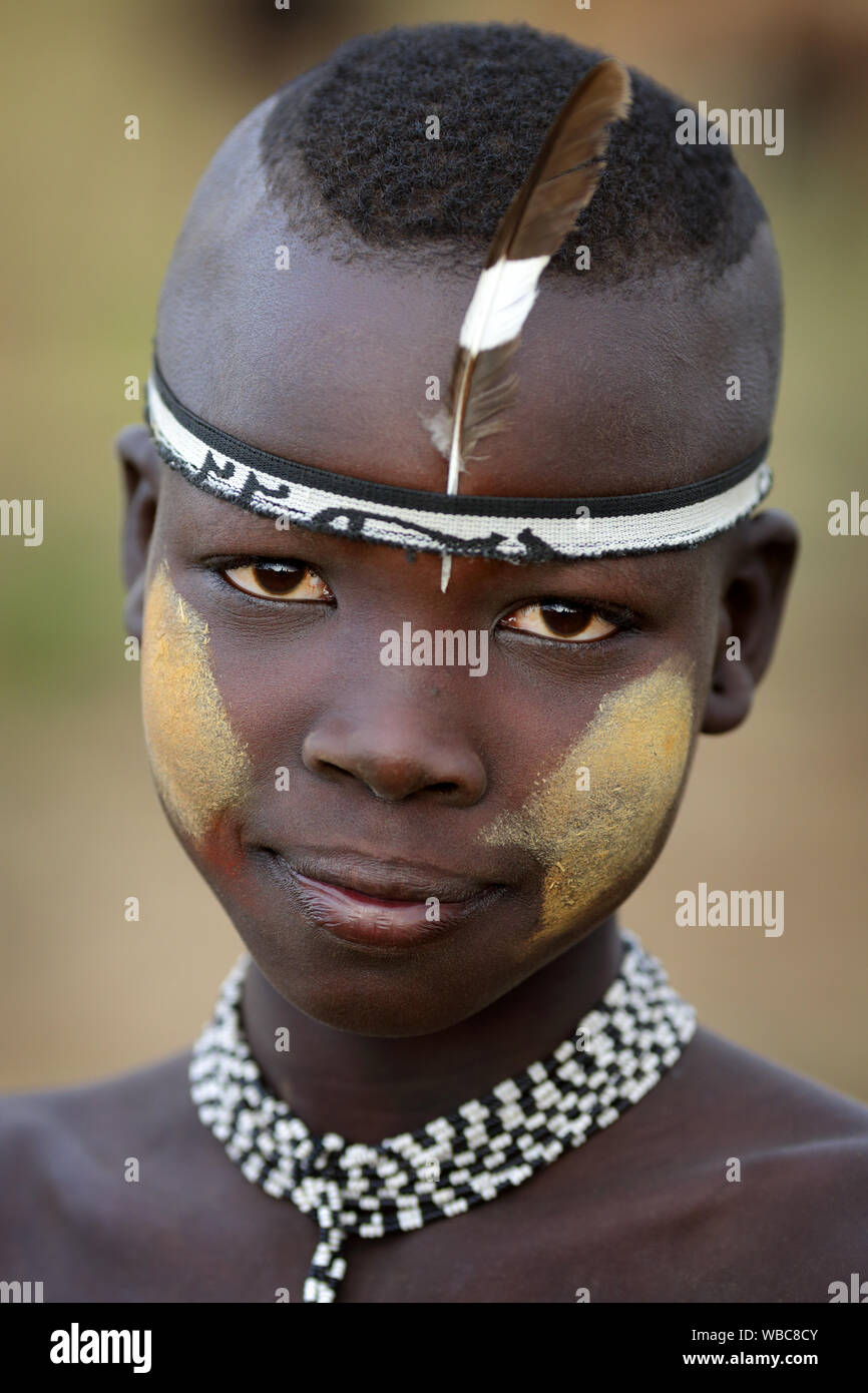 Mursi Tribal Boy In The Mago National Park Lower Omo Valley Ethiopia mursi-tribal-boy-in-the-mago-national-park-lower-omo-valley-ethiopia