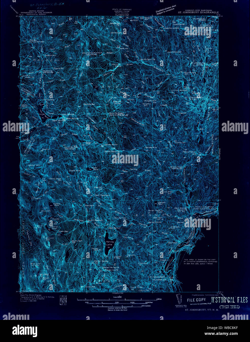 Stja Vt Map Map of st johnsbury hi-res stock photography and images - Alamy