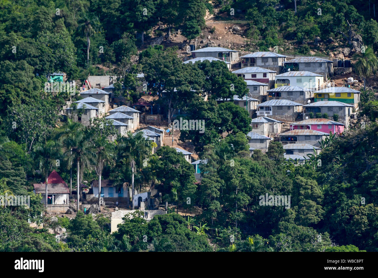 Homes in Haiti Haitian houses colorful small homes dot the rugged