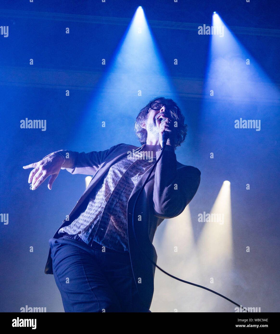 Jarvis Cocker at Leith Theatre during Edinburgh International Festival 2019. The Pulp  former frontman returns to the International Festival with his Stock Photo