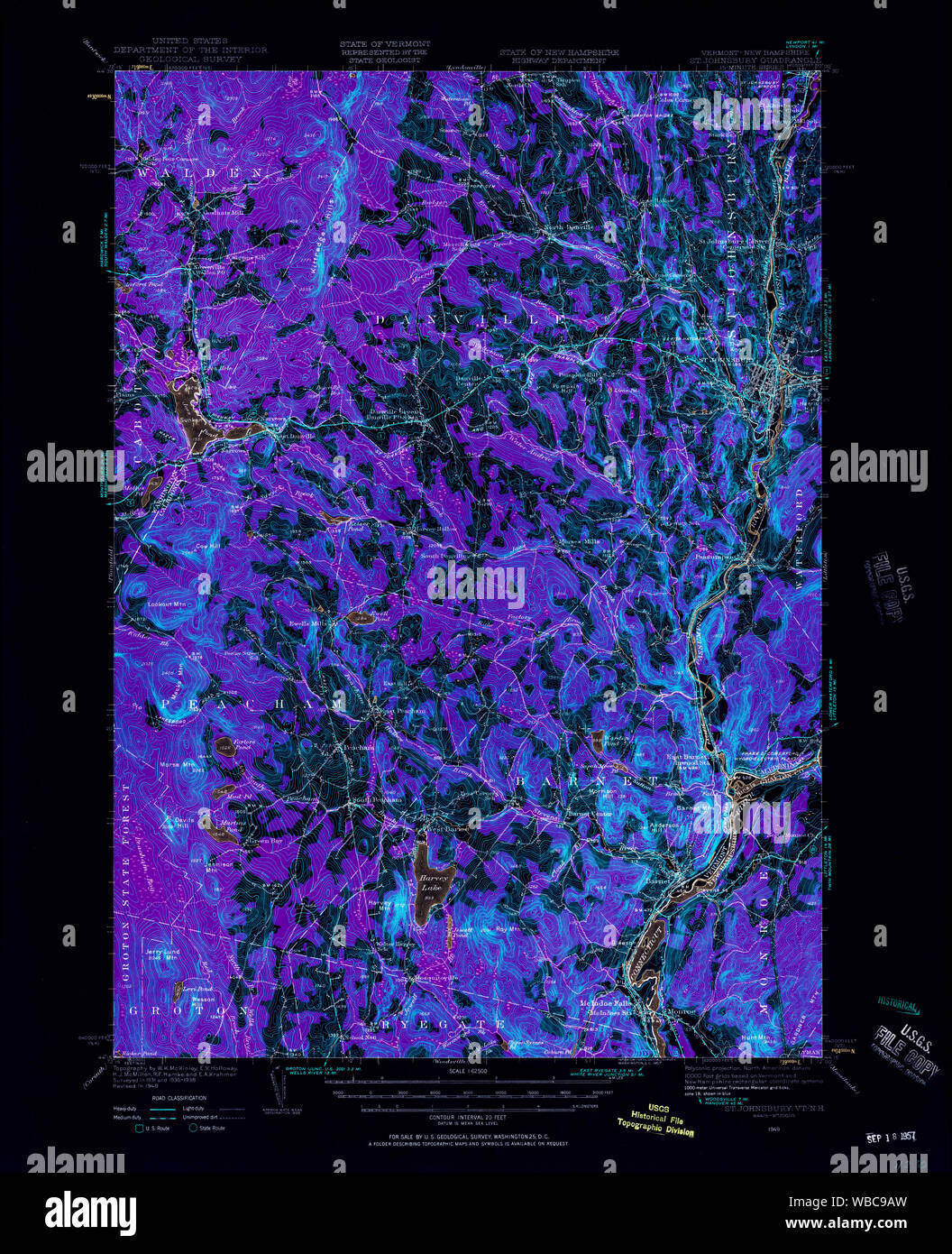Stja Vt Map St johnsbury map hi-res stock photography and images - Alamy