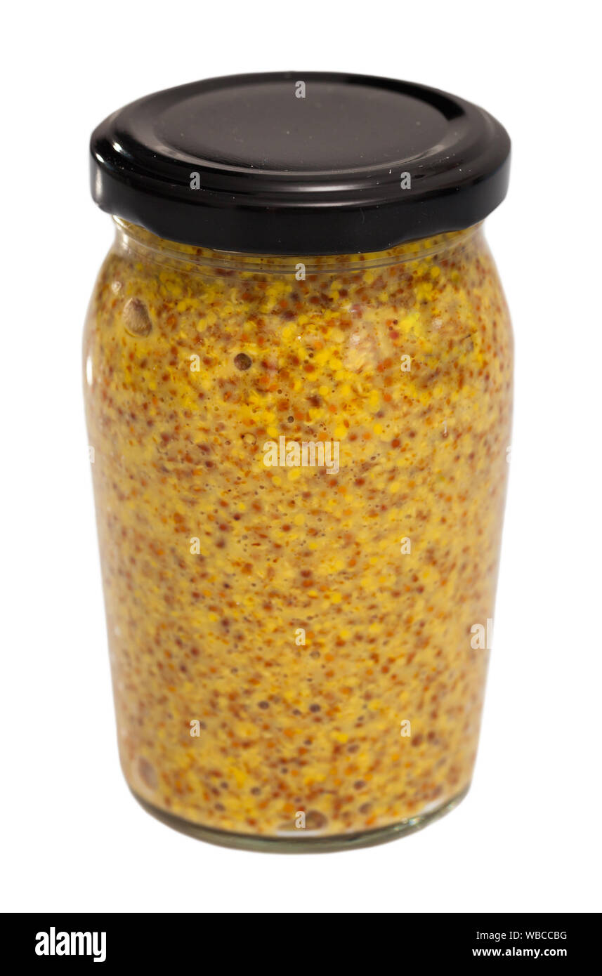 Wholegrain mustard jar hi-res stock photography and images - Alamy