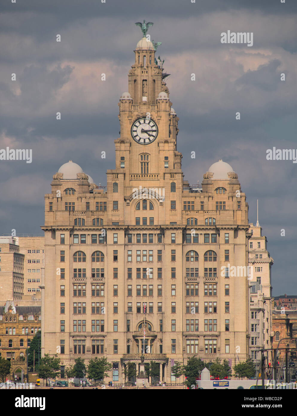 The Royal Liver Building, one of the Three Graces on the historic ...