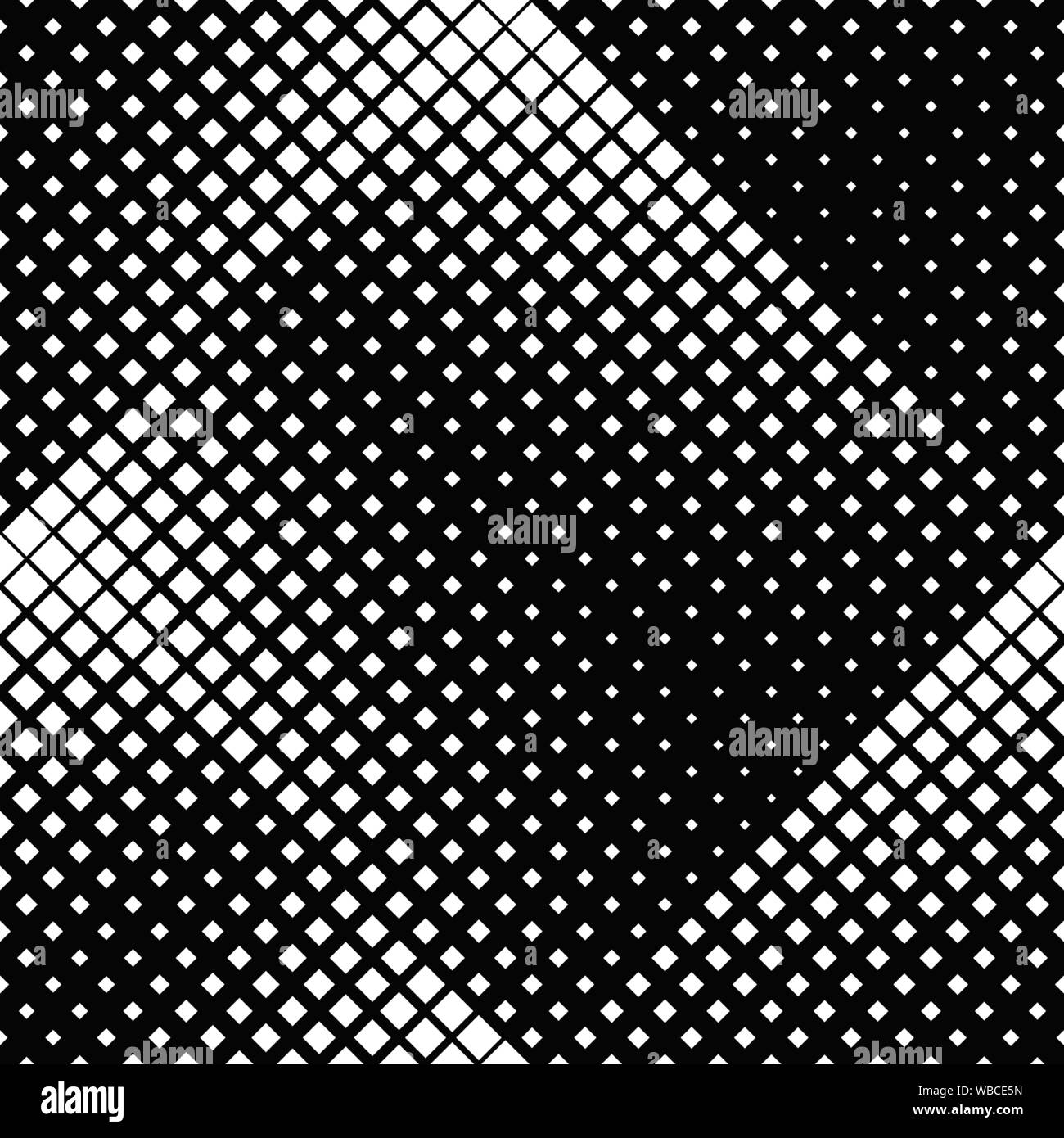 Seamless black and white diagonal square pattern background abstract