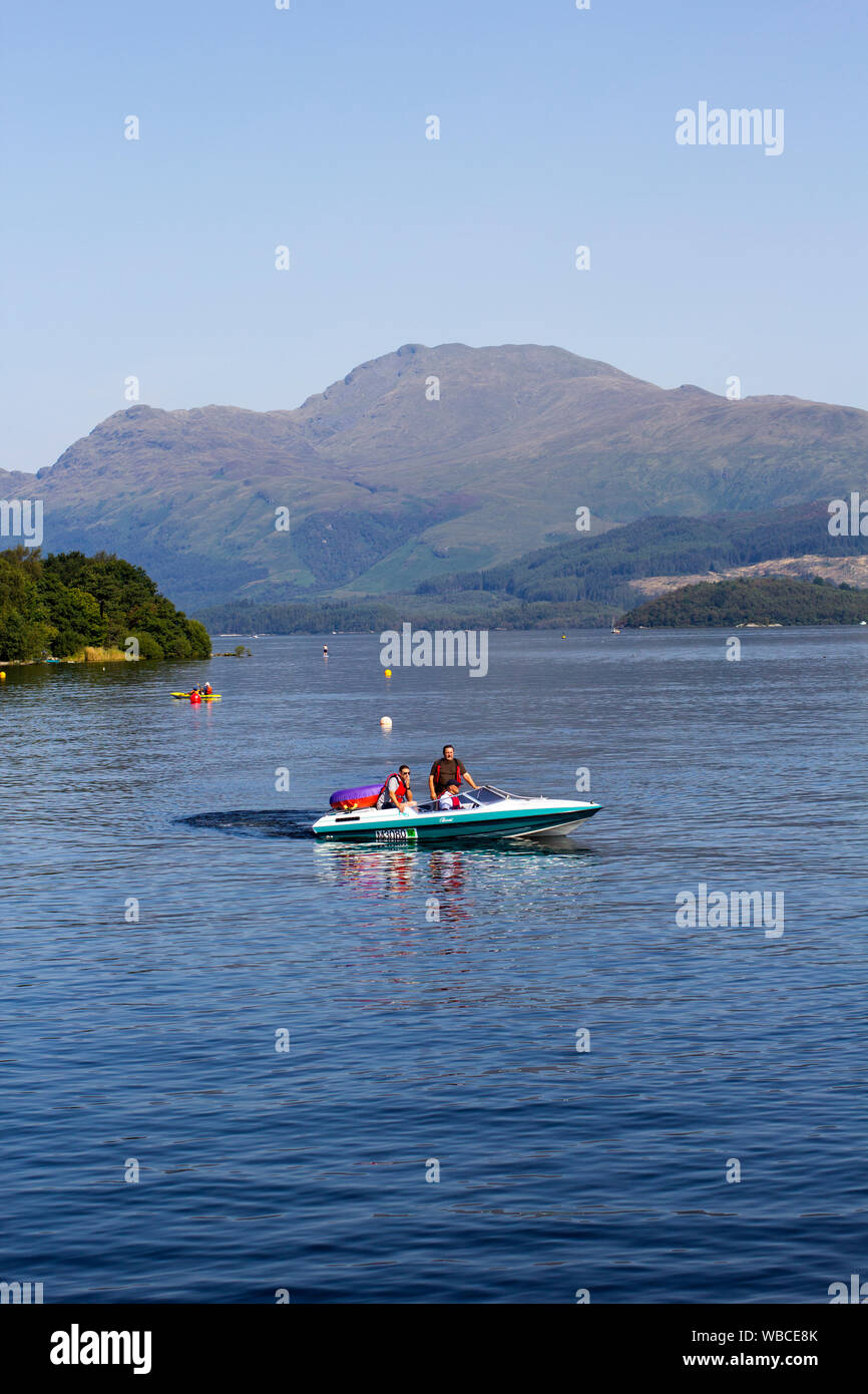 Luss, Argyll & Bute, Scotland, August, 25, 2019 Hundreds of people
