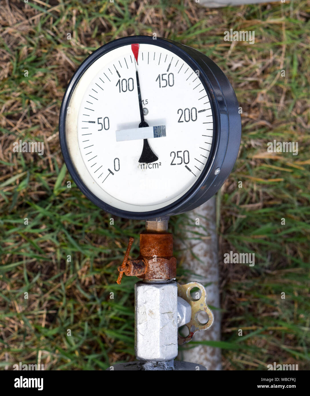 The manometer is the device for measurement of pressure Stock Photo Alamy