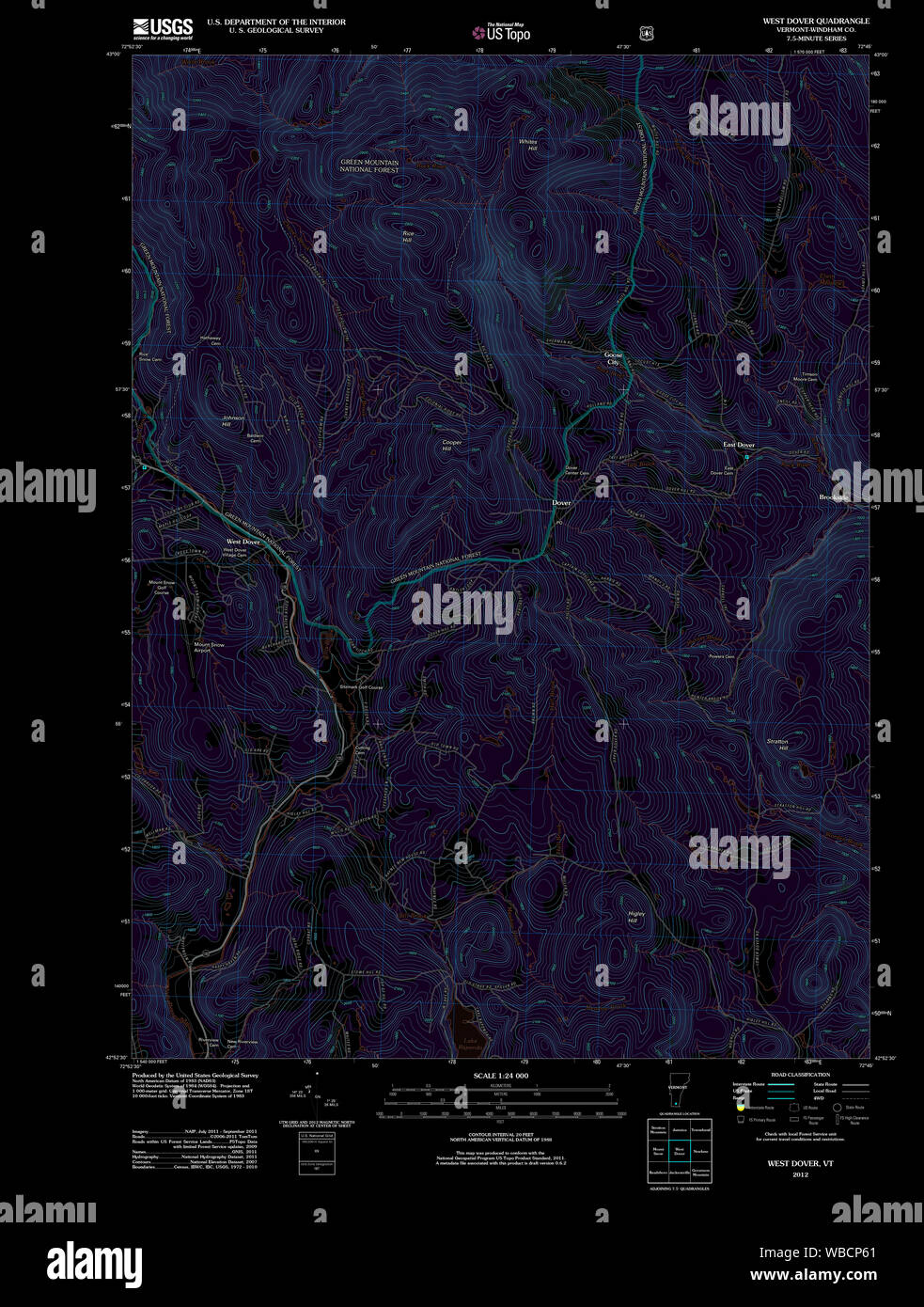 Map Of West Dover High Resolution Stock Photography and Images Alamy