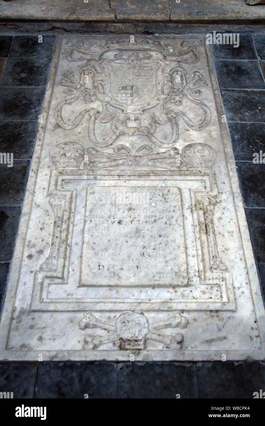 Pentidattilo Reggio Calabria Italy - Church of Saints Peter and Paul,tomb of Don Giuseppe Alberti Credit Giuseppe Andidero Stock Photo