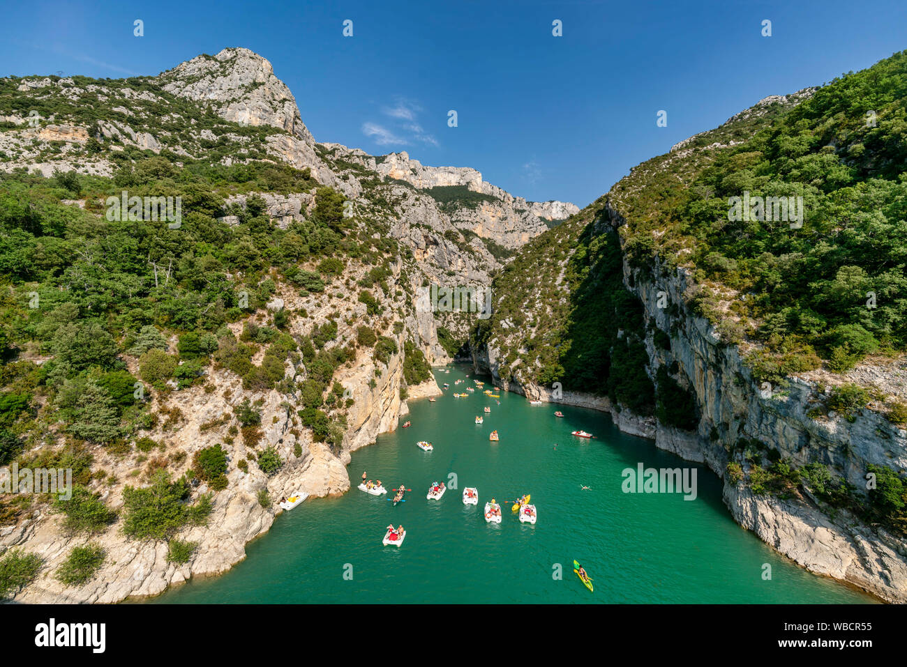 Lac de Ste. Croix,  Grand Canyon du Verdon, Provence, france, Europa Stock Photo