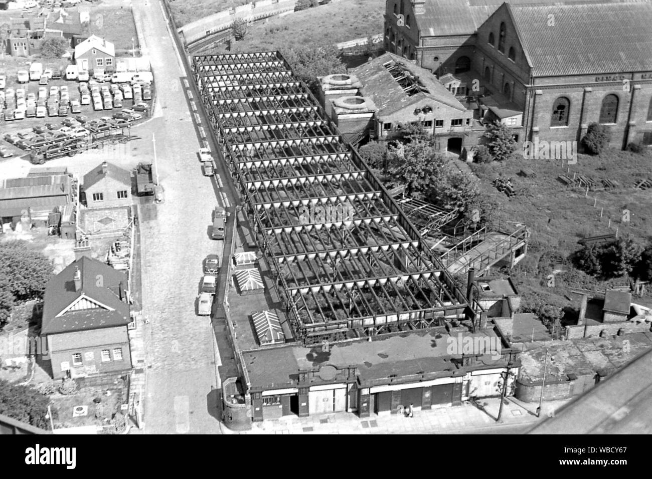 Remains original wood lane station opened 1908 closed 1947 penny hires