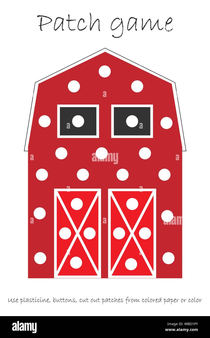 Education Patch game farm barn for children to develop motor skills ...