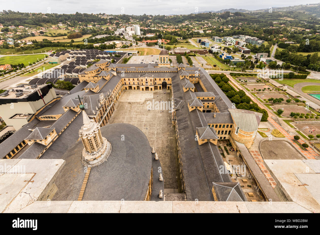 Gijon Spain The Universidad Laboral Labor University Now Called 