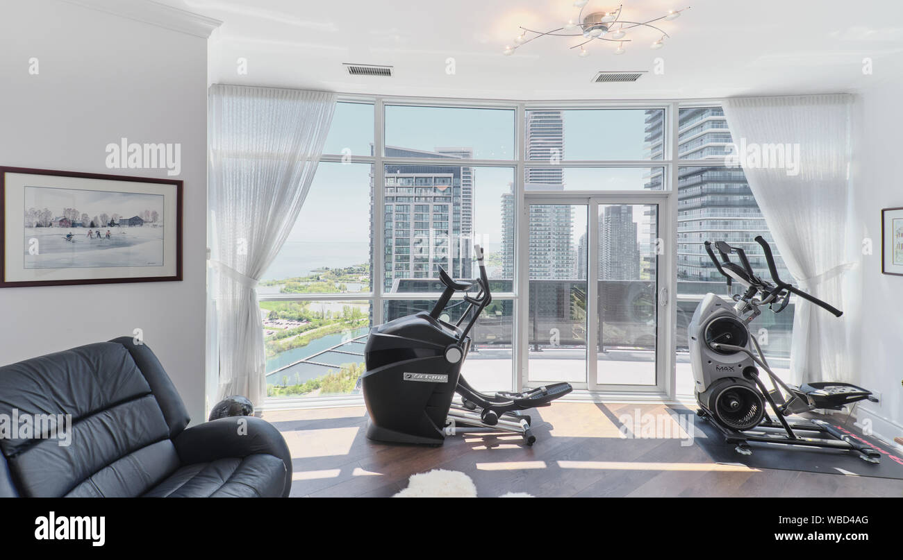 Toronto Waterfront Condo with lake views Stock Photo Alamy
