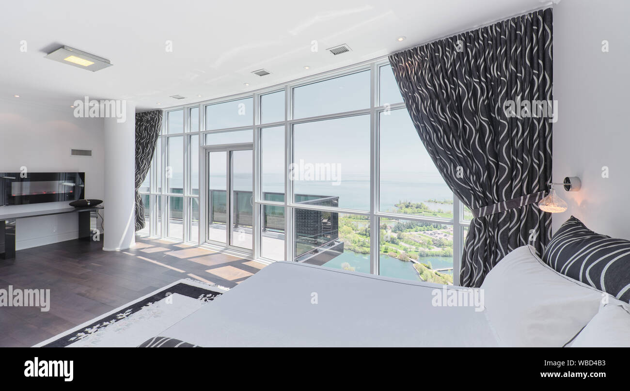 Toronto Waterfront Condo with lake views Stock Photo Alamy