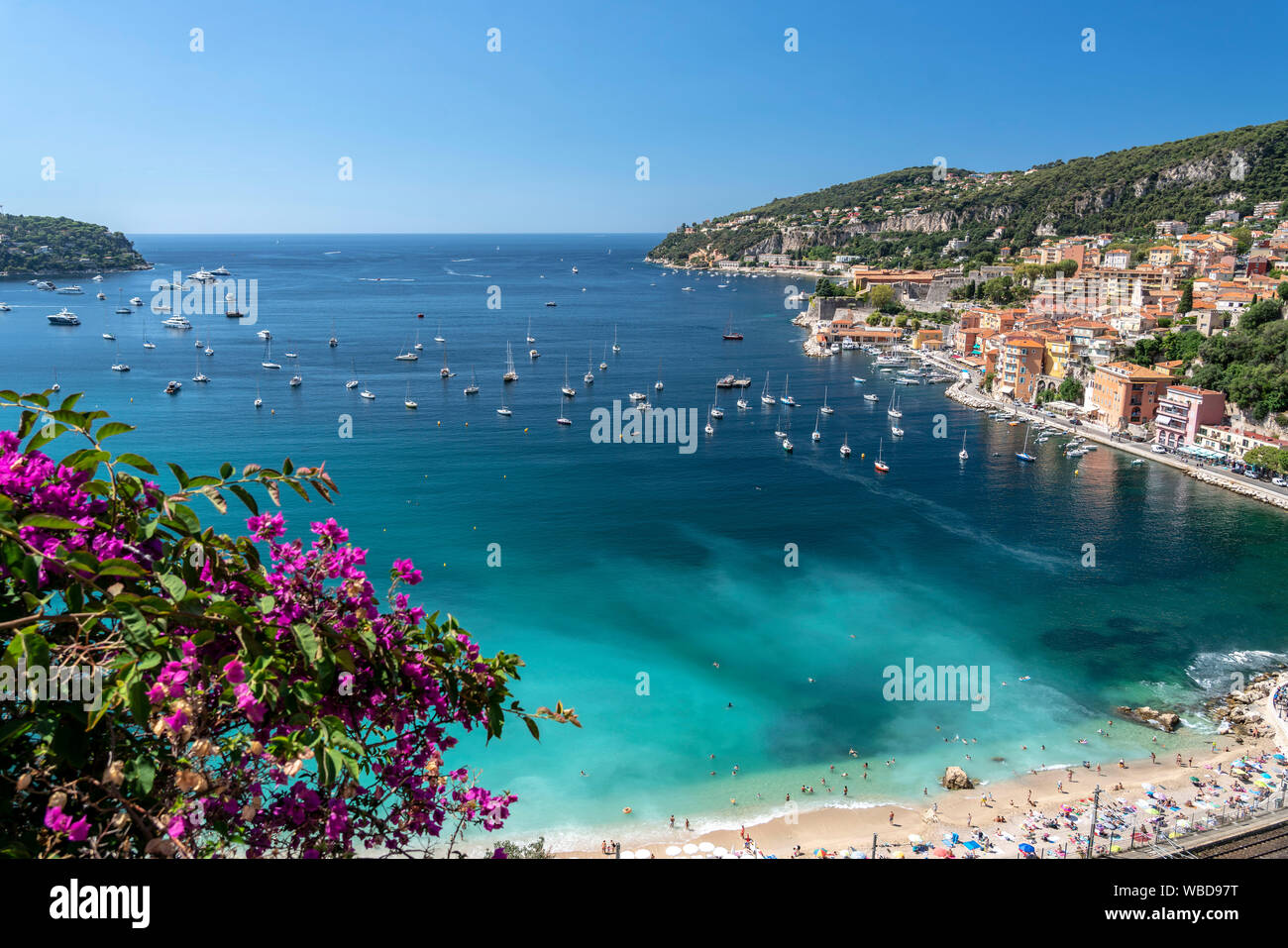 Villefranche sur Mer, Cote d Azur, france Stock Photo