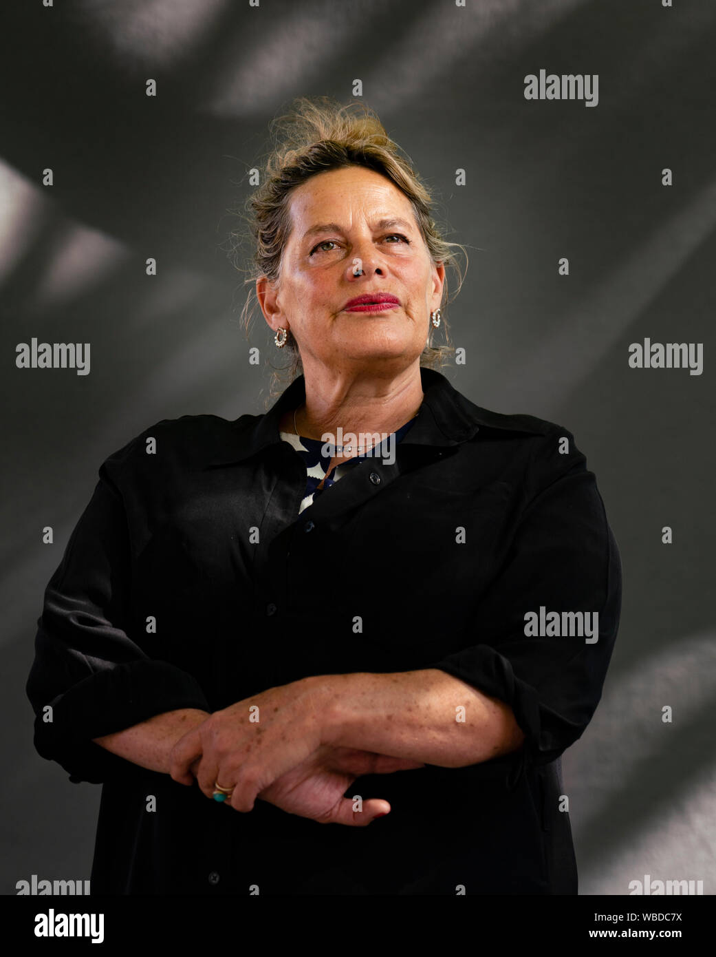 Edinburgh, Scotland, UK. 26 August 2019. Deborah Levy the Booker Prize Long List author. Her new book The man Who Saw Everything, follows young historian Saul Adler to East Berlin in 1989.. Iain Masterton/Alamy Live News. Stock Photo