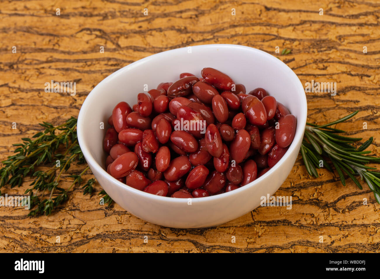 Baked red kidney with tomato sauce Stock Photo Alamy