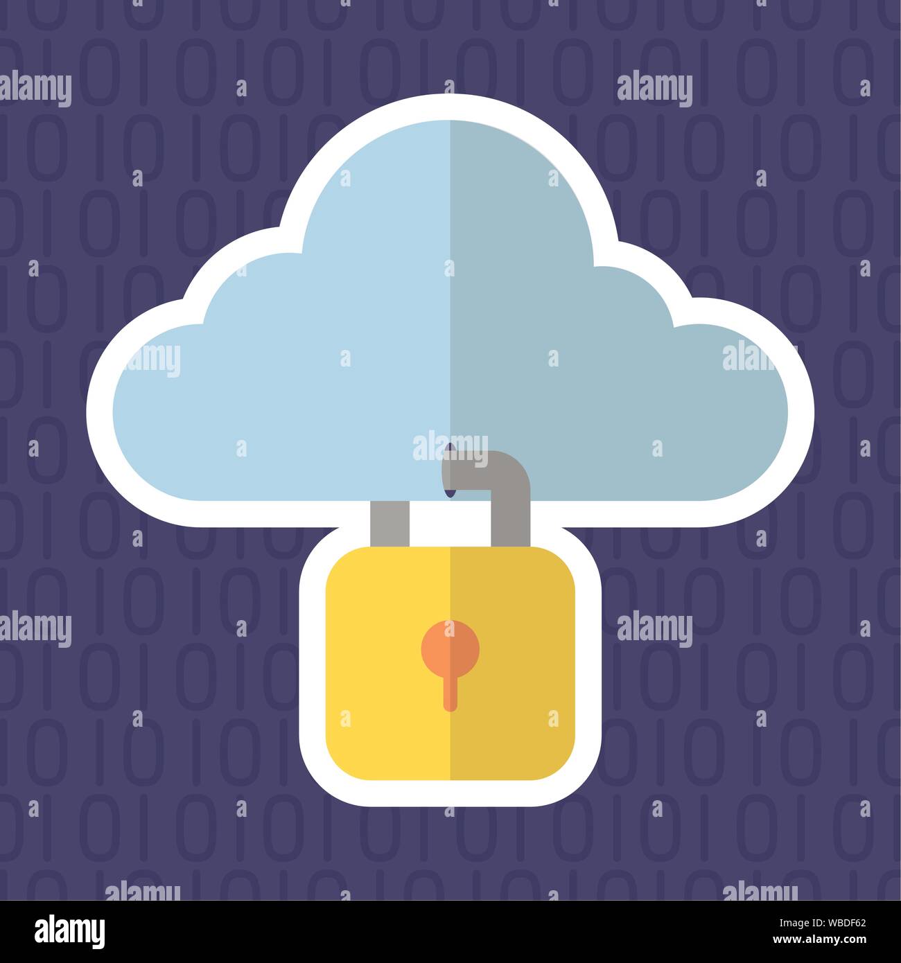technology internet security flat design Stock Vector Image & Art - Alamy