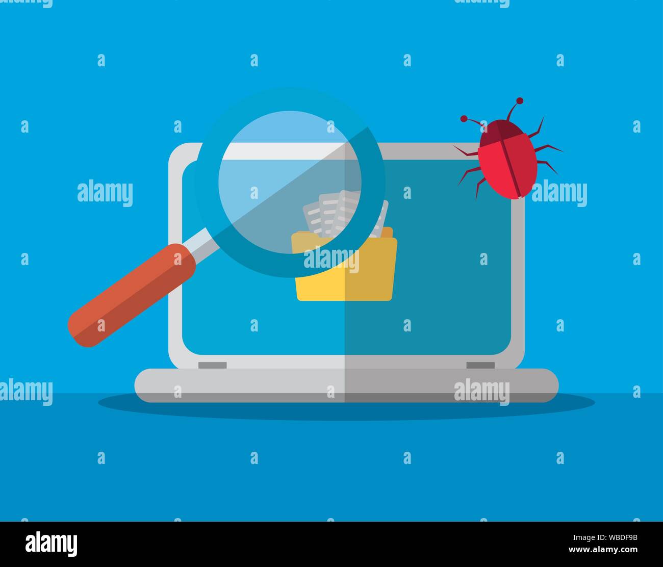 technology internet security flat design Stock Vector Image & Art - Alamy