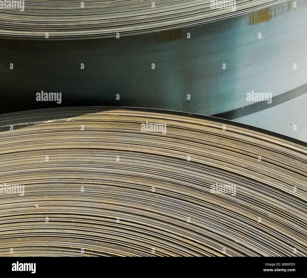 Steel sheets rolled up into rolls. Export Steel. Packing of steel for