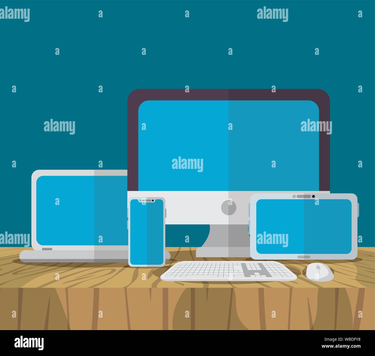 technology internet security flat design Stock Vector Image & Art - Alamy
