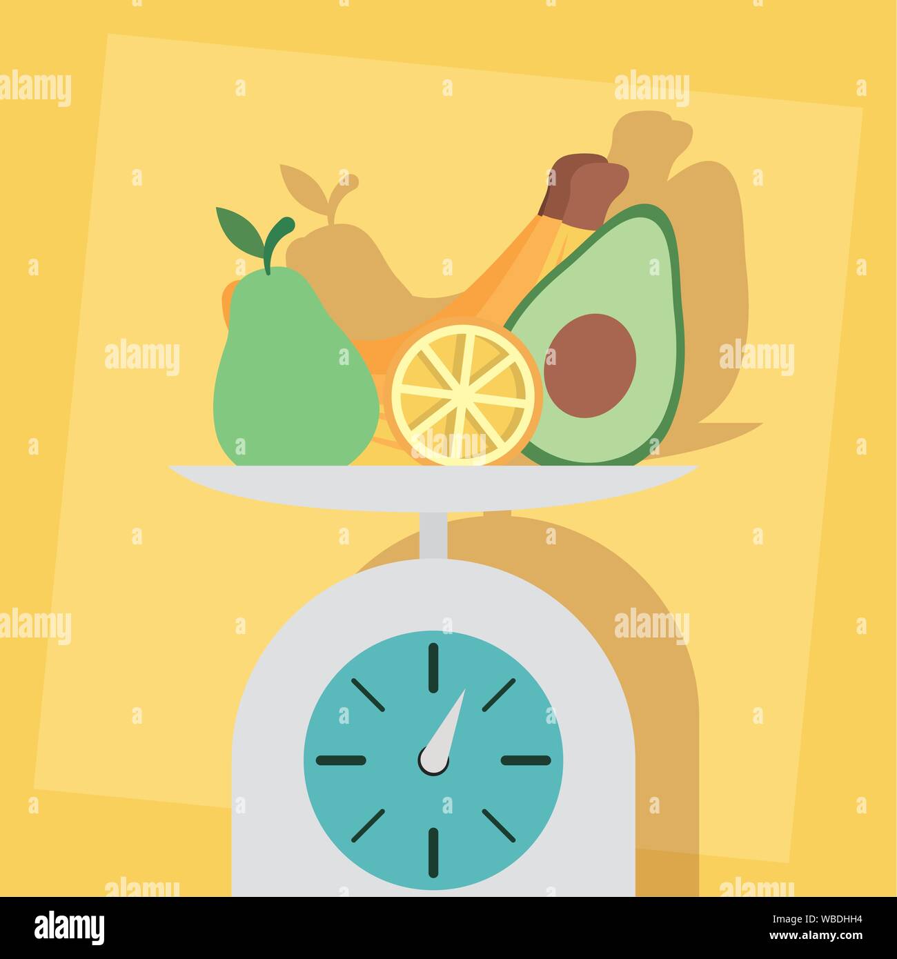 fruits cooking icons flat image design Stock Vector Image & Art - Alamy