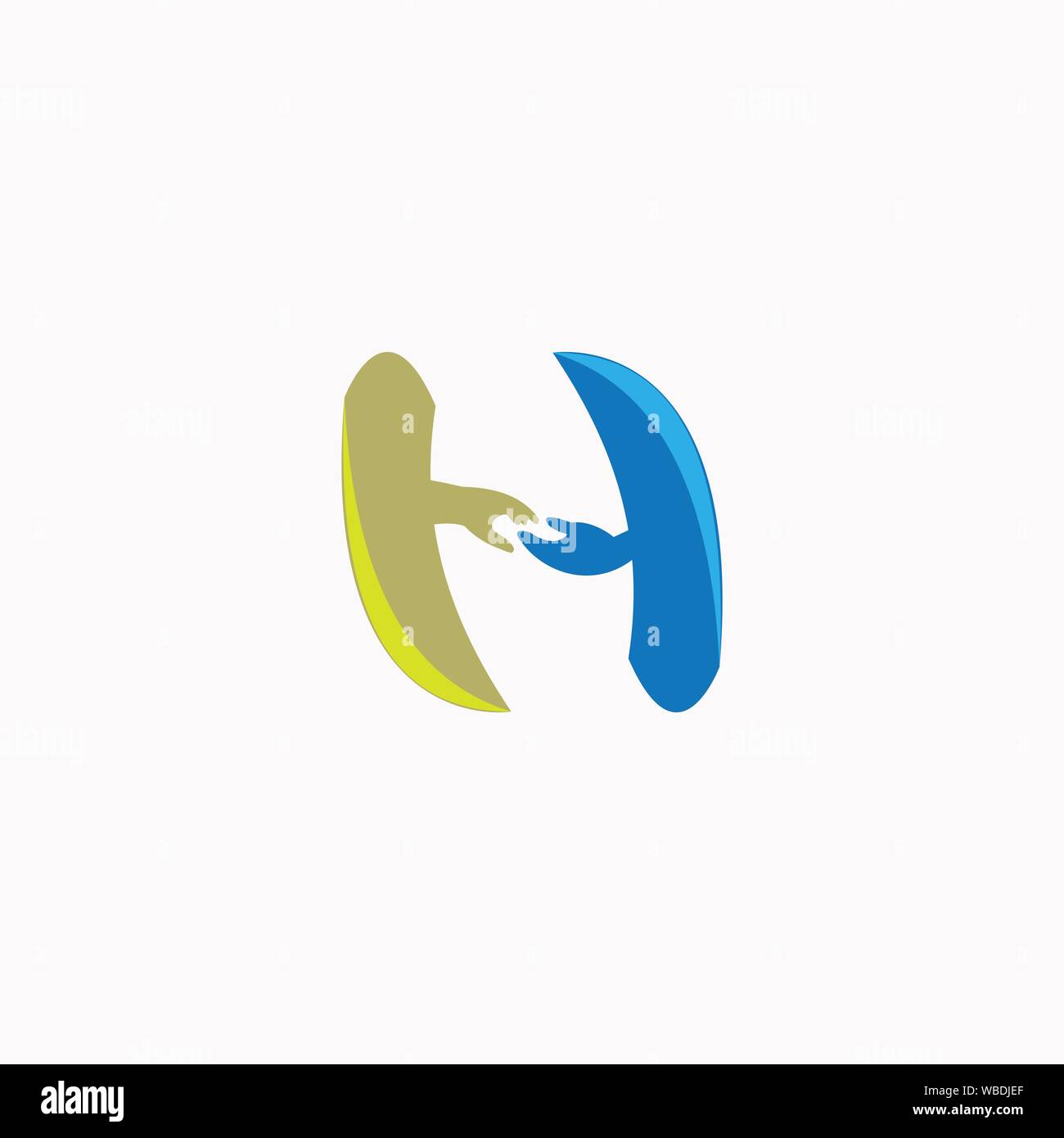 charity logo design template Stock Vector