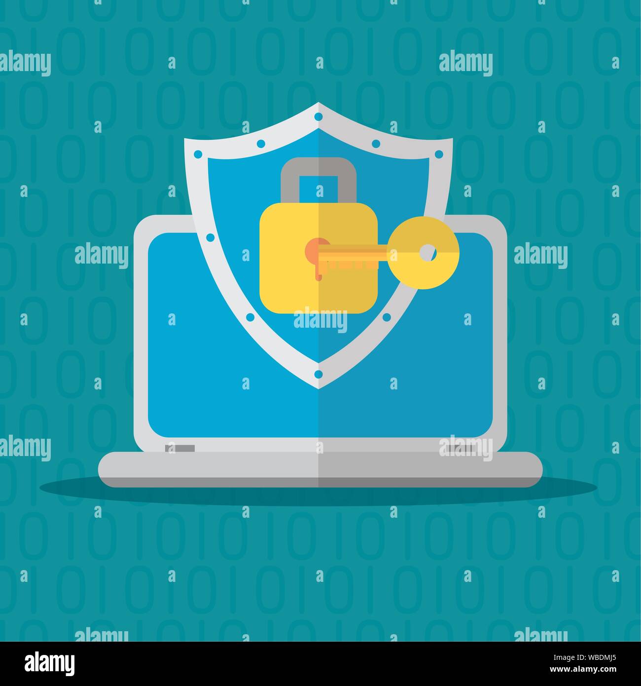 technology internet security flat design Stock Vector Image & Art - Alamy