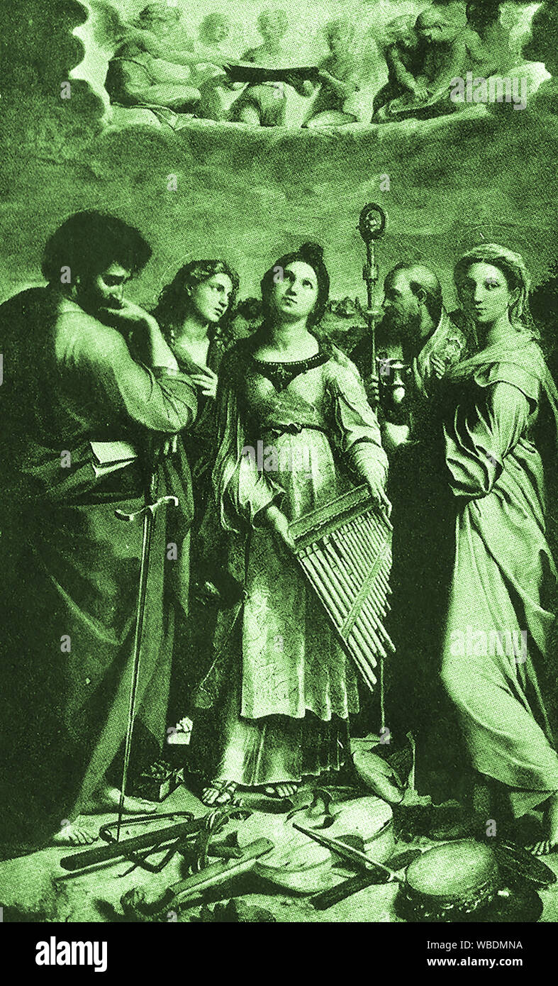 Saint cecilia by raphael hi-res stock photography and images - Alamy