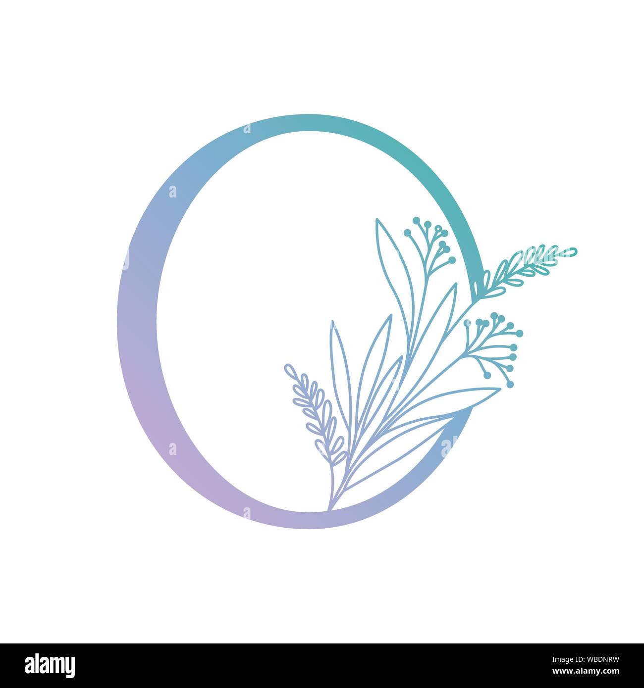letter of the alphabet with leaves Stock Vector Image & Art - Alamy