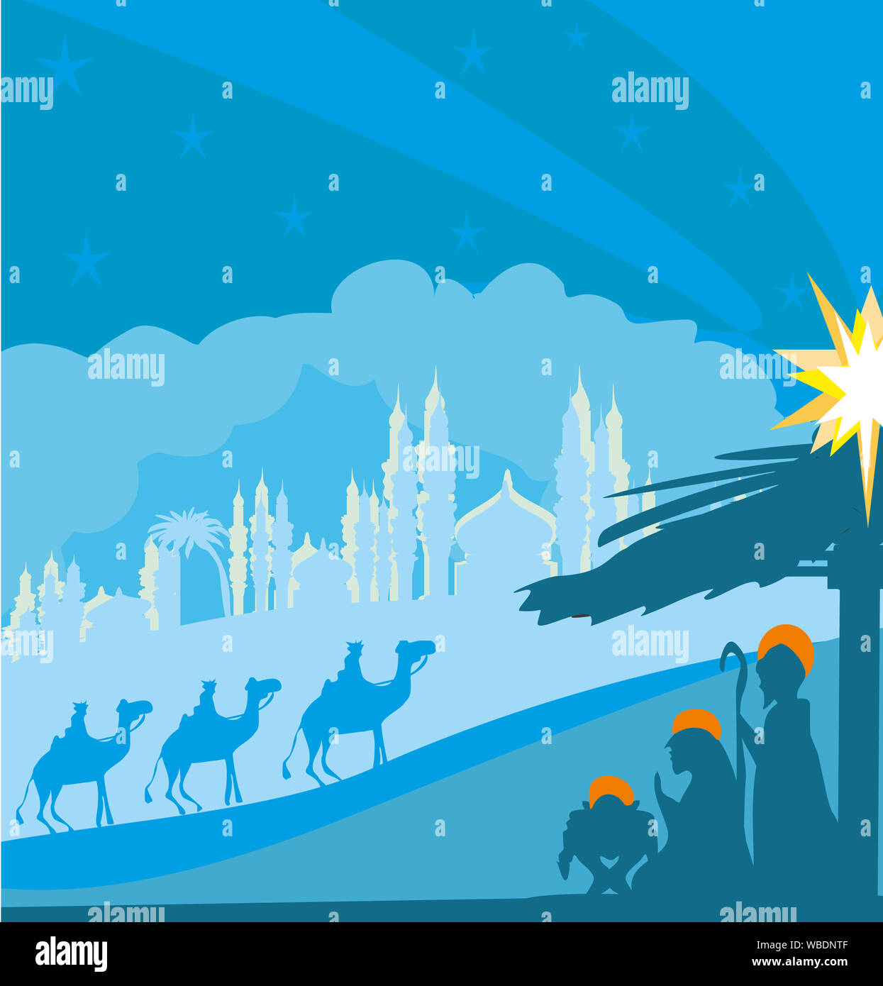 Birth of Jesus in Bethlehem Stock Photo Alamy
