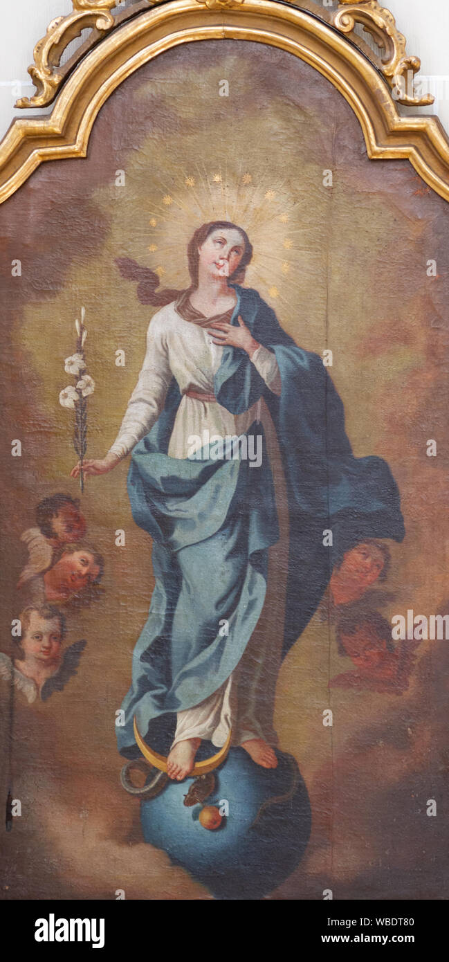 Assumption mary painting hi-res stock photography and images - Alamy