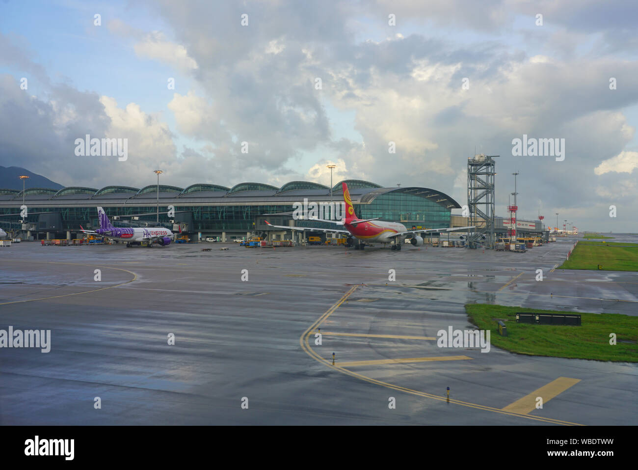 Hong Kong, China - September 20, 2019: Cathay Dragon headquarters at Hong  Kong airport (HKG) in China Stock Photo - Alamy