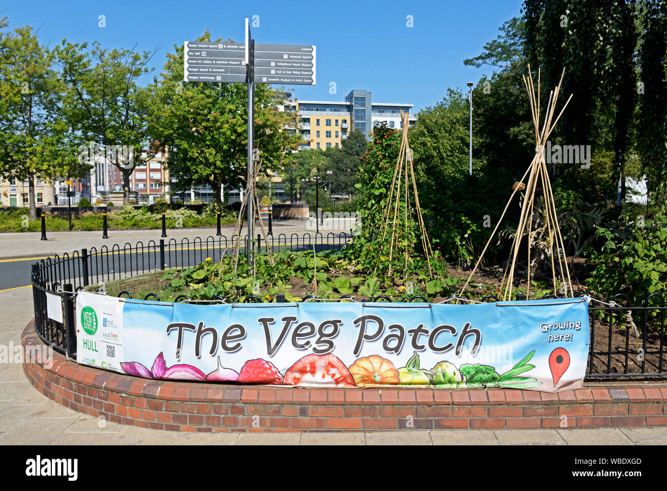The Veg Patch, a food partnership, in Hull, East Yorkshire, England UK Stock Photo