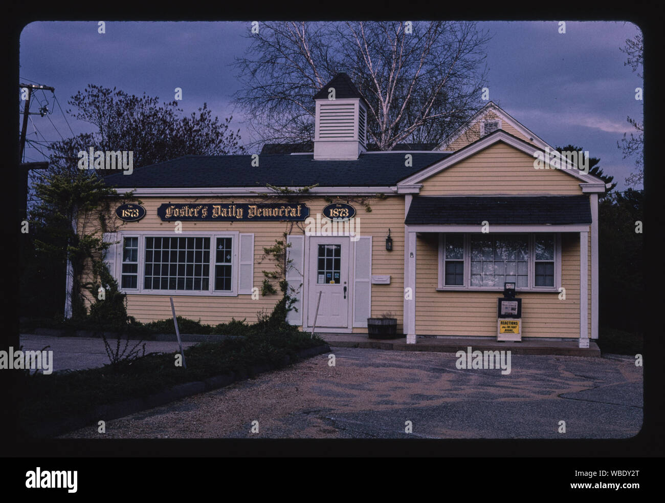 Foster's Daily Democrat, Route 1, York, Maine Stock Photo - Alamy