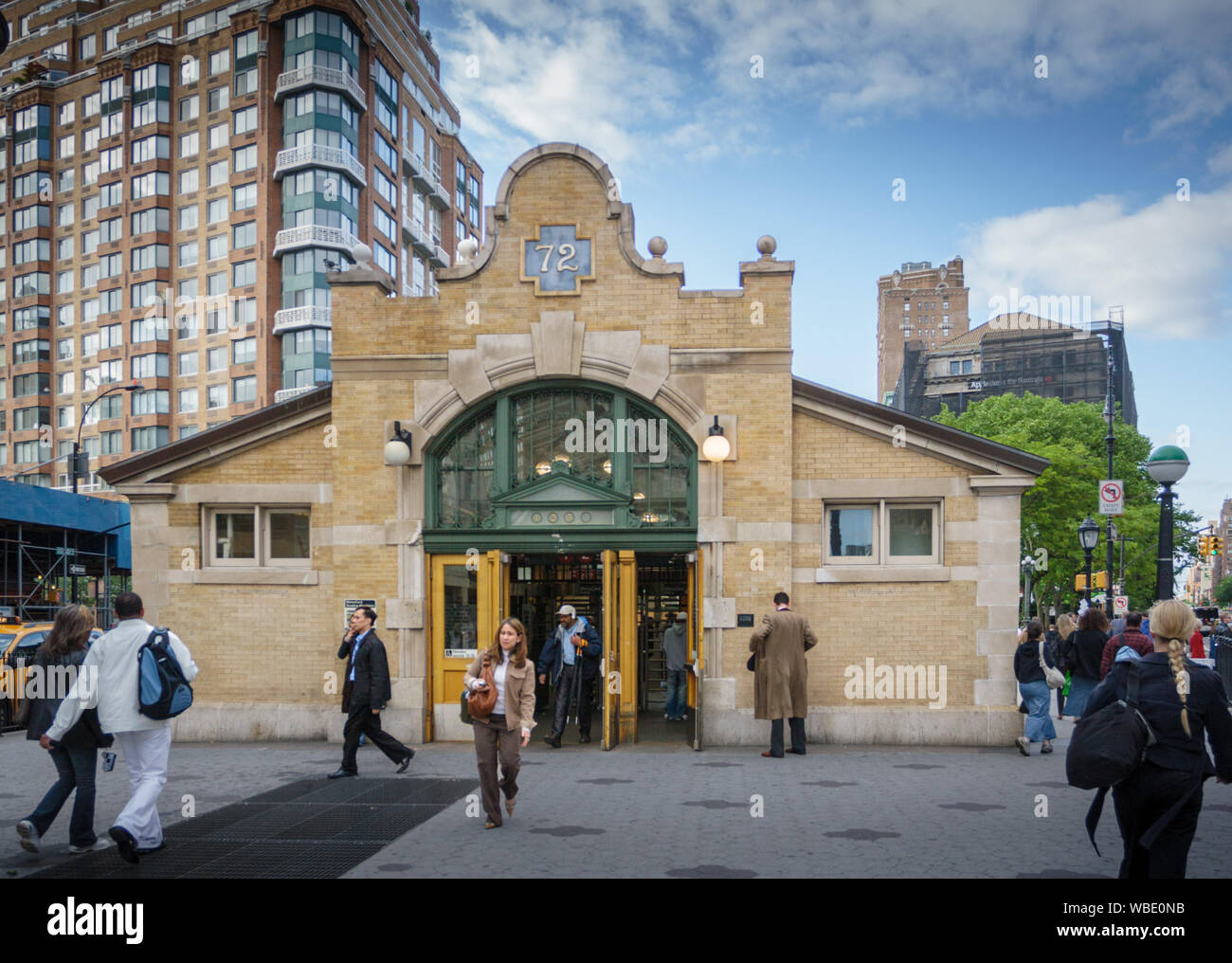 One of last original IRT control house at Broadway and 72 Street Upper West Side New York City Stock Photo