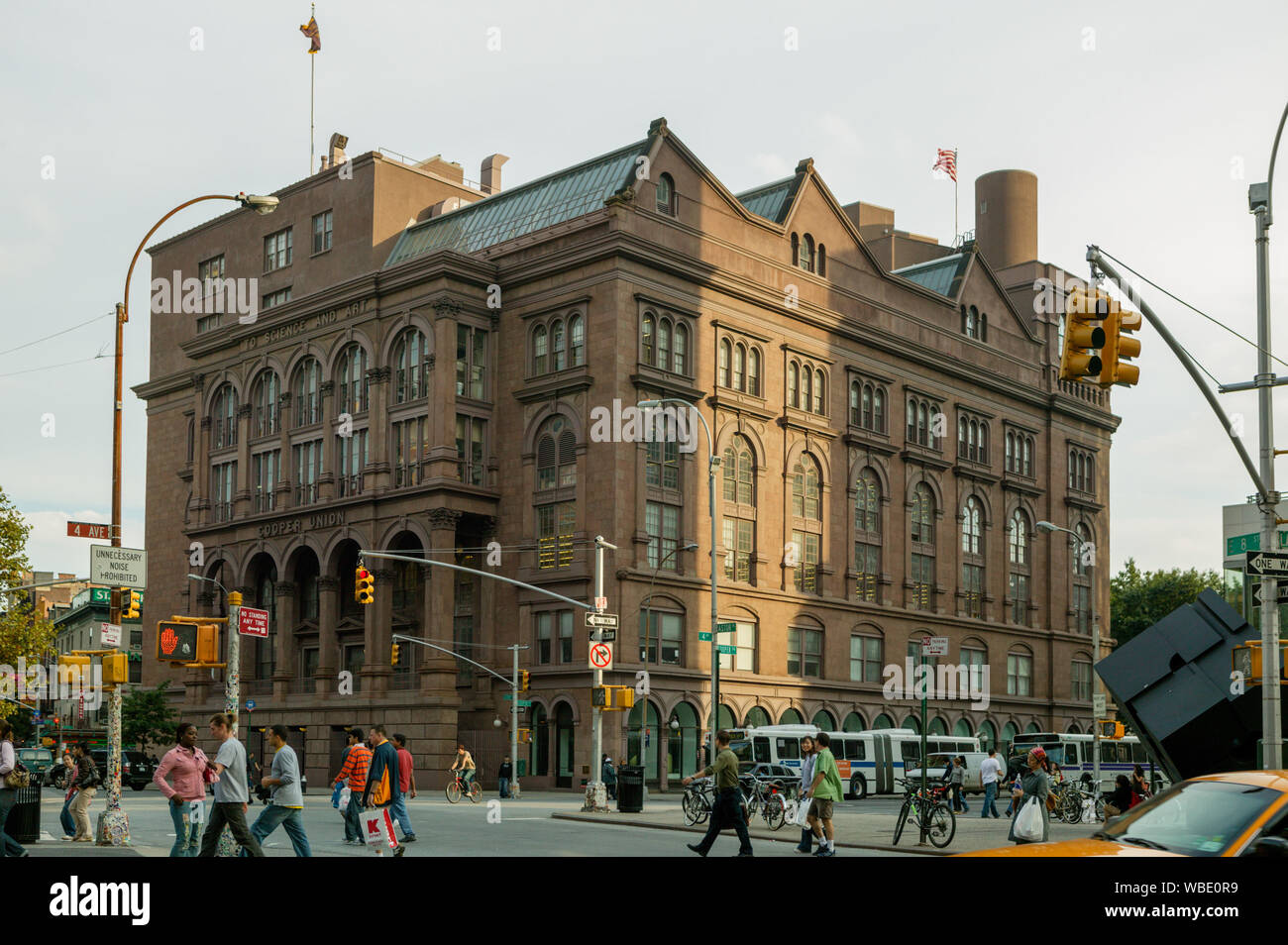 Cooper Union, East Village, New York City, USA. Stock Photo