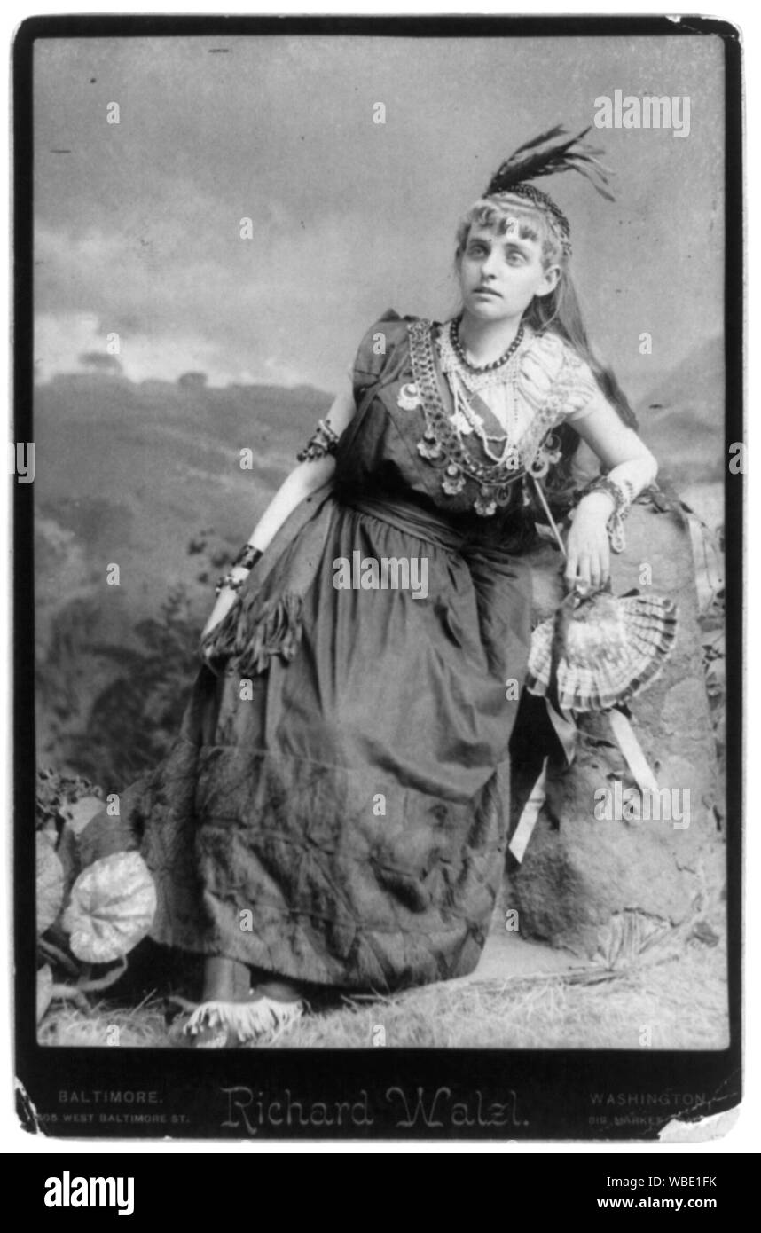 Frances Benjamin Johnston, 1864-1952 Abstract/medium: 1 photographic print. Stock Photo