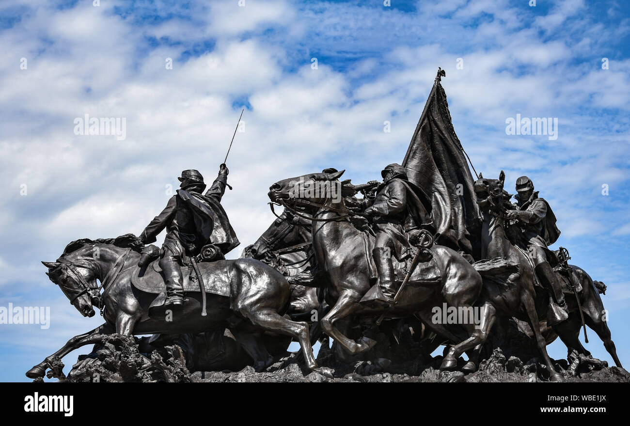 Civil War Memorial in Capitol Hill Stock Photo