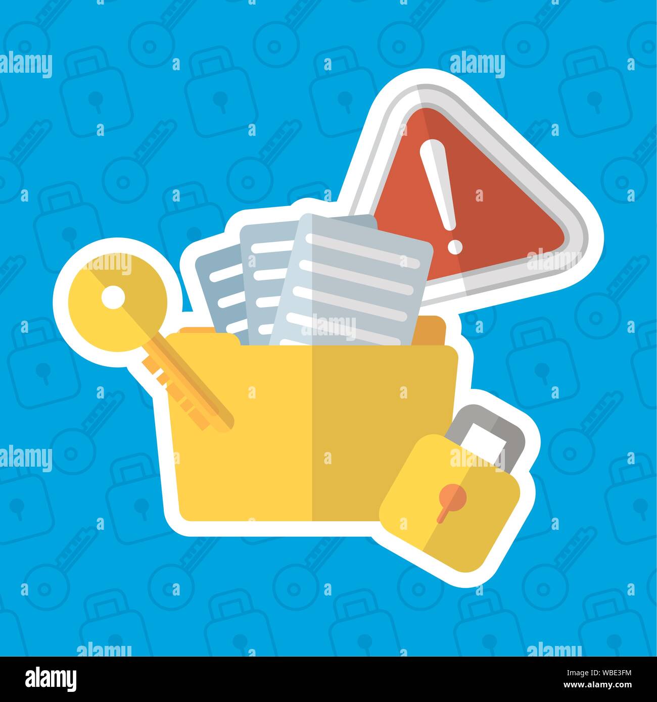 technology internet security flat design Stock Vector Image & Art - Alamy
