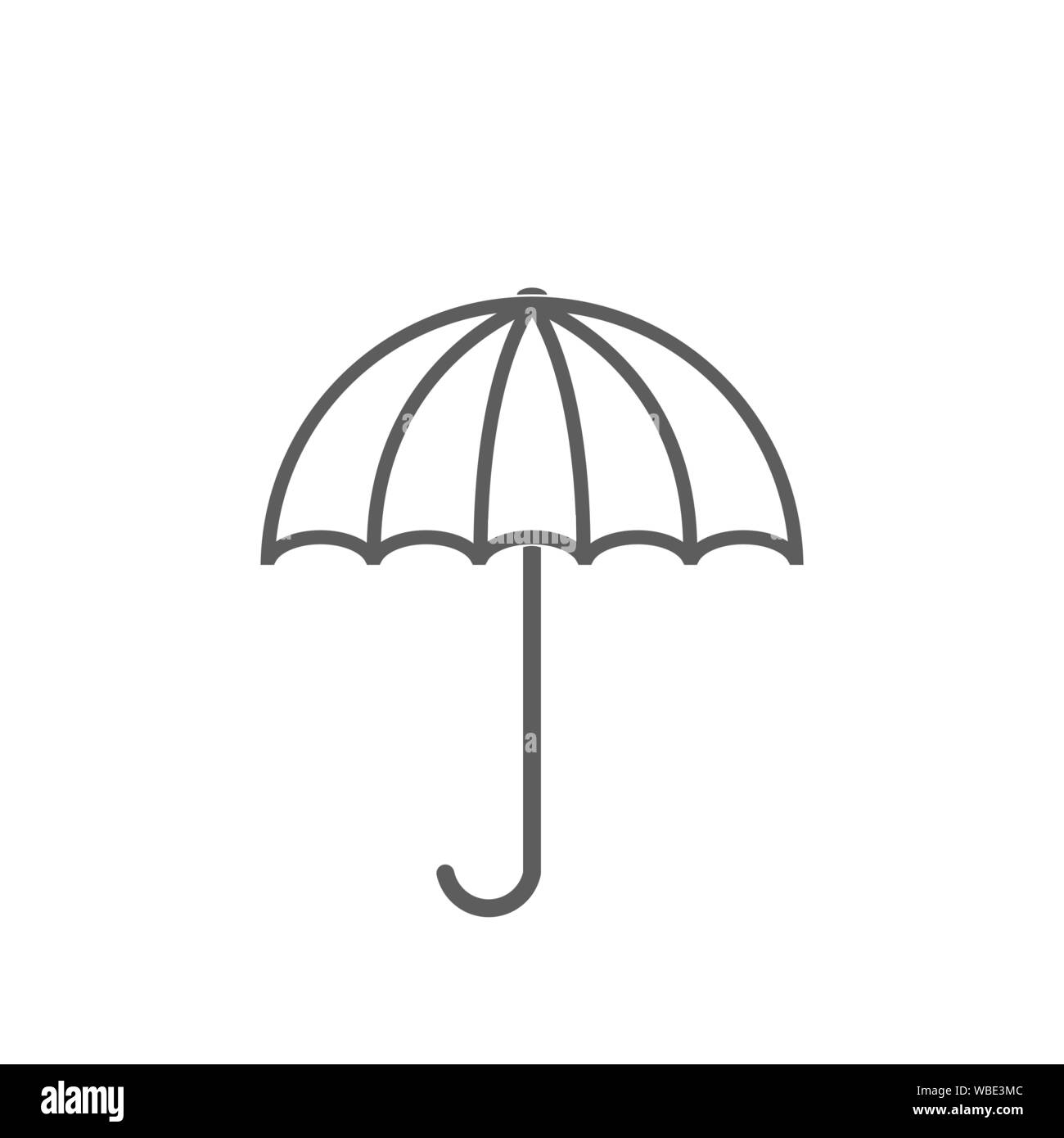 Umbrella icon vector flat style trendy on white background Stock Vector ...