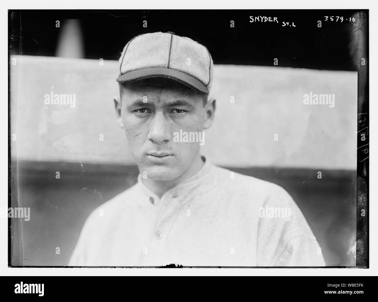 Frank Snyder, St. Louis NL (baseball) Abstract/medium: 1 negative : glass ; 5 x 7 in. or smaller. Stock Photo