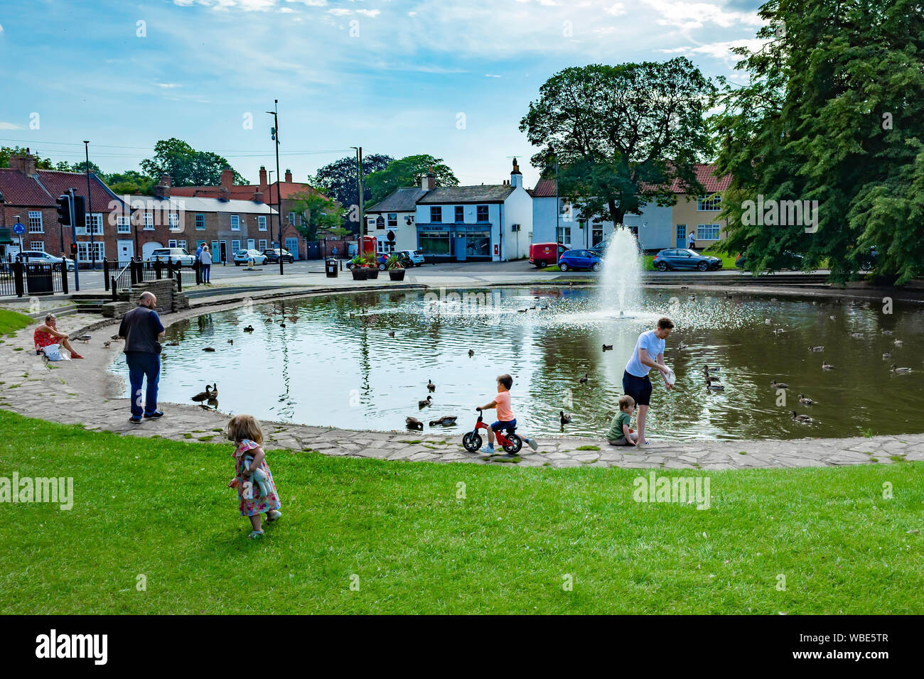 The Green and the Duck Pond in the picturesque village of Norton