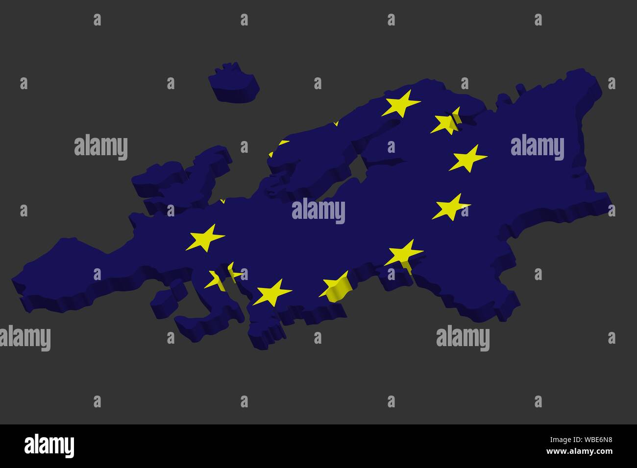 Europe Map Flag Vector illustration EPS10 Stock Vector Image & Art - Alamy