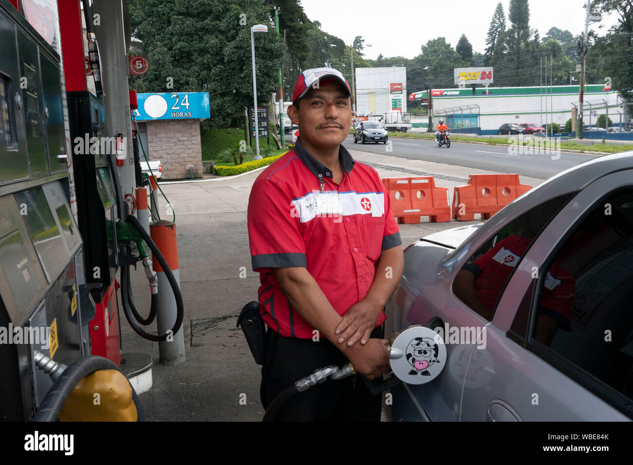 Gas station attendants hires stock photography and images Alamy